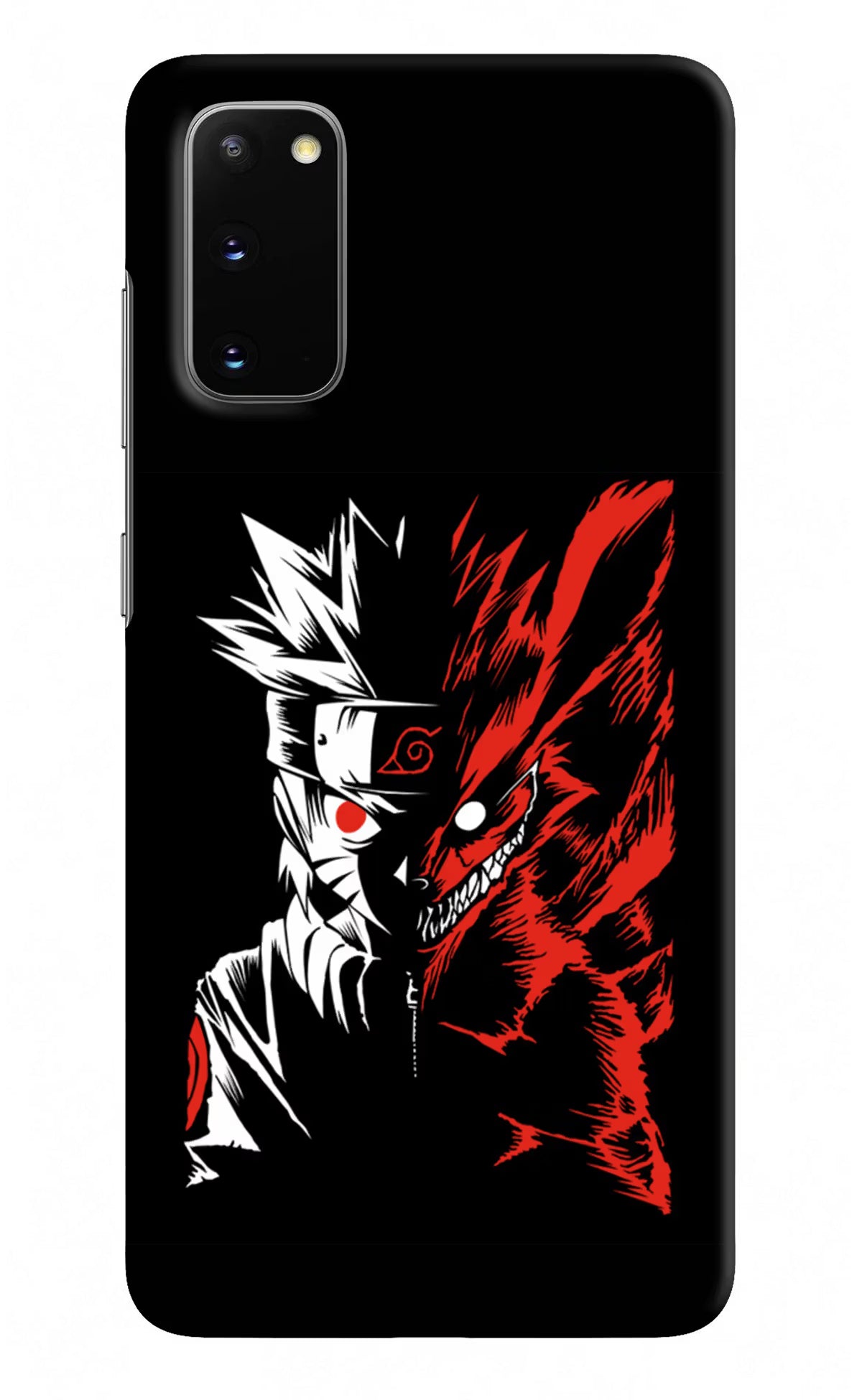 Naruto Two Face Samsung S20 Hard Case Back Cover by Casekaro