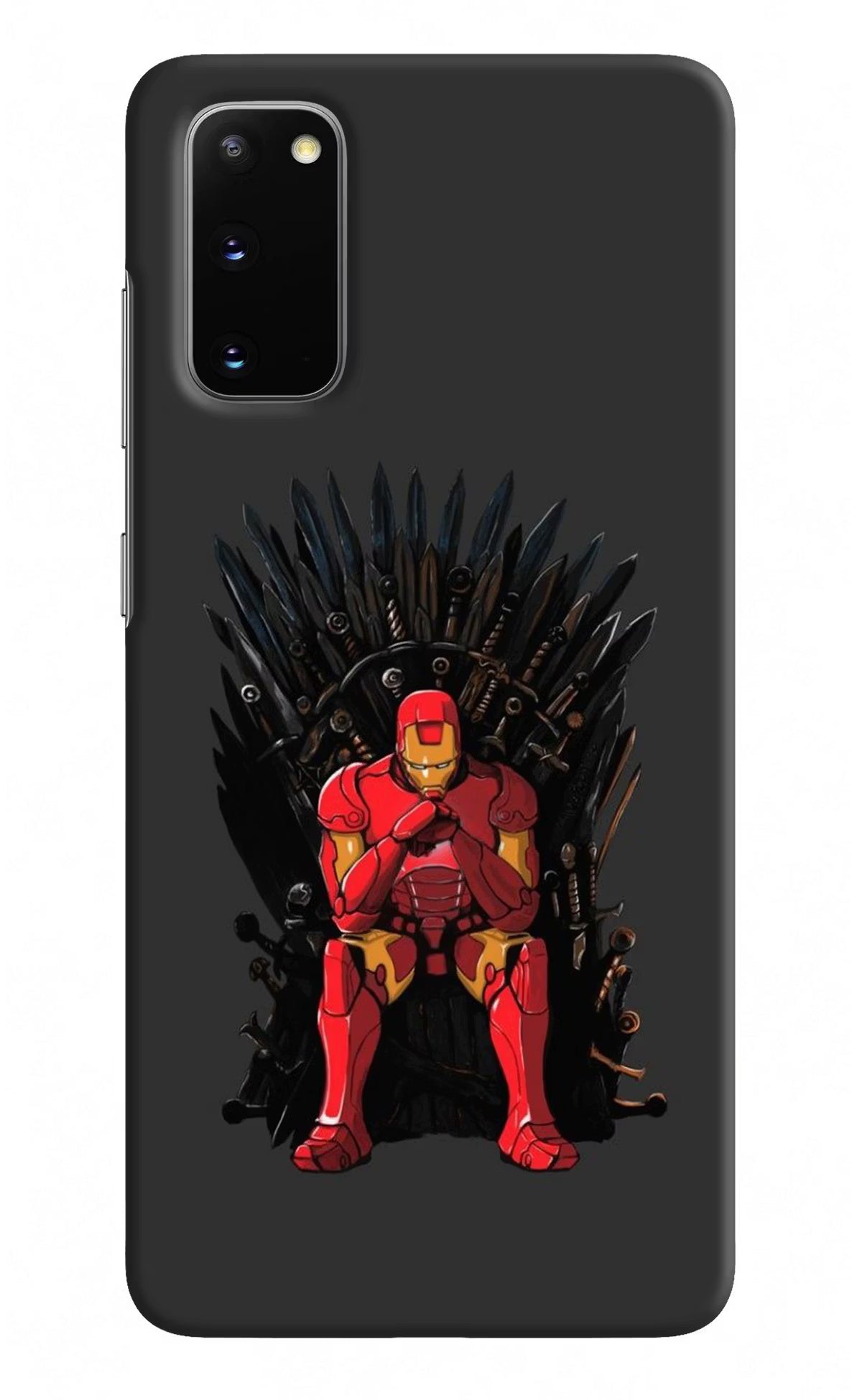 Ironman Throne Samsung S20 Hard Case Back Cover by Casekaro