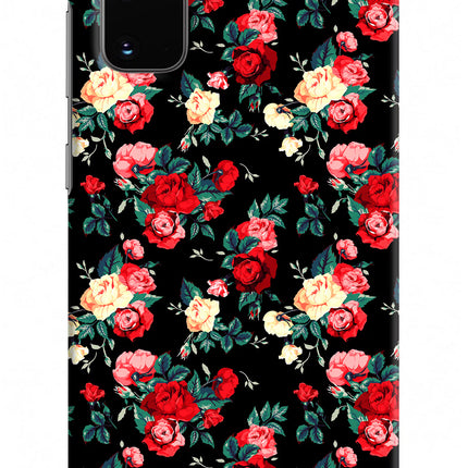 Rose Pattern Samsung S20 Hard Case Back Cover by Casekaro