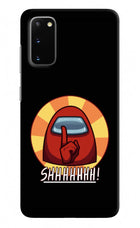 Among Us Shhh! Samsung S20 Hard Case Back Cover by Casekaro