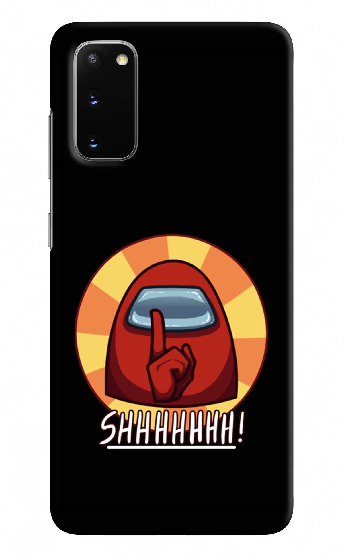 Among Us Shhh! Samsung S20 Hard Case Back Cover by Casekaro