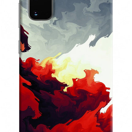 Fire Cloud Samsung S20 Hard Case Back Cover by Casekaro