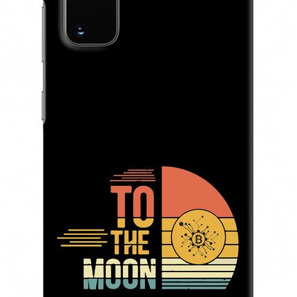 To the Moon Samsung S20 Hard Case Back Cover by Casekaro