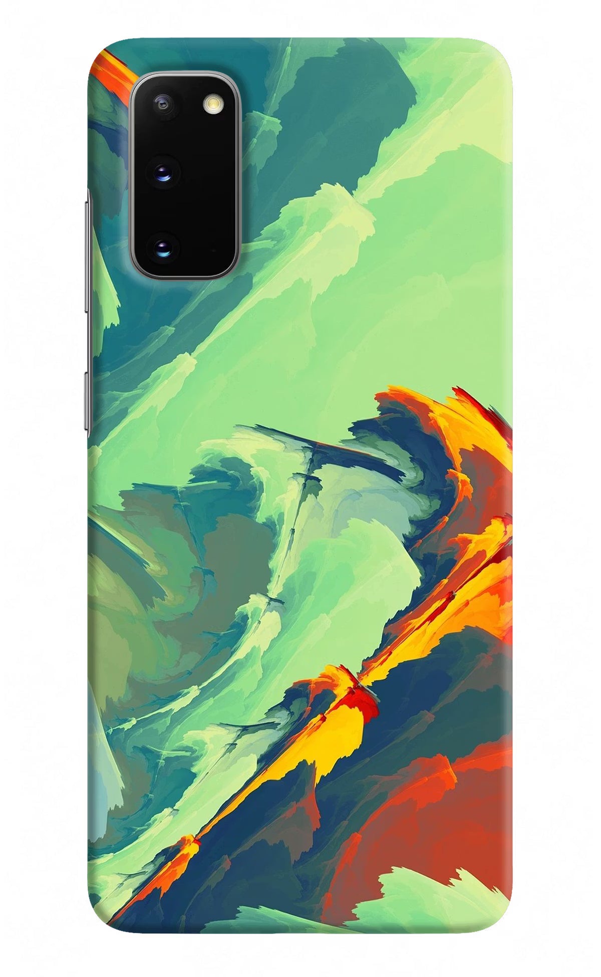 Paint Art Samsung S20 Hard Case Back Cover by Casekaro