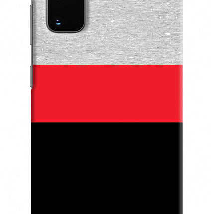 Tri Color Pattern Samsung S20 Hard Case Back Cover by Casekaro