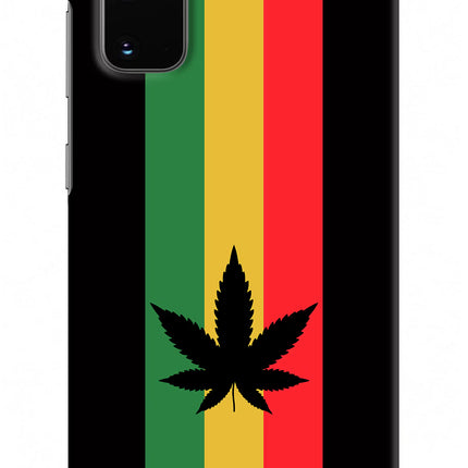 Weed Flag Samsung S20 Hard Case Back Cover by Casekaro