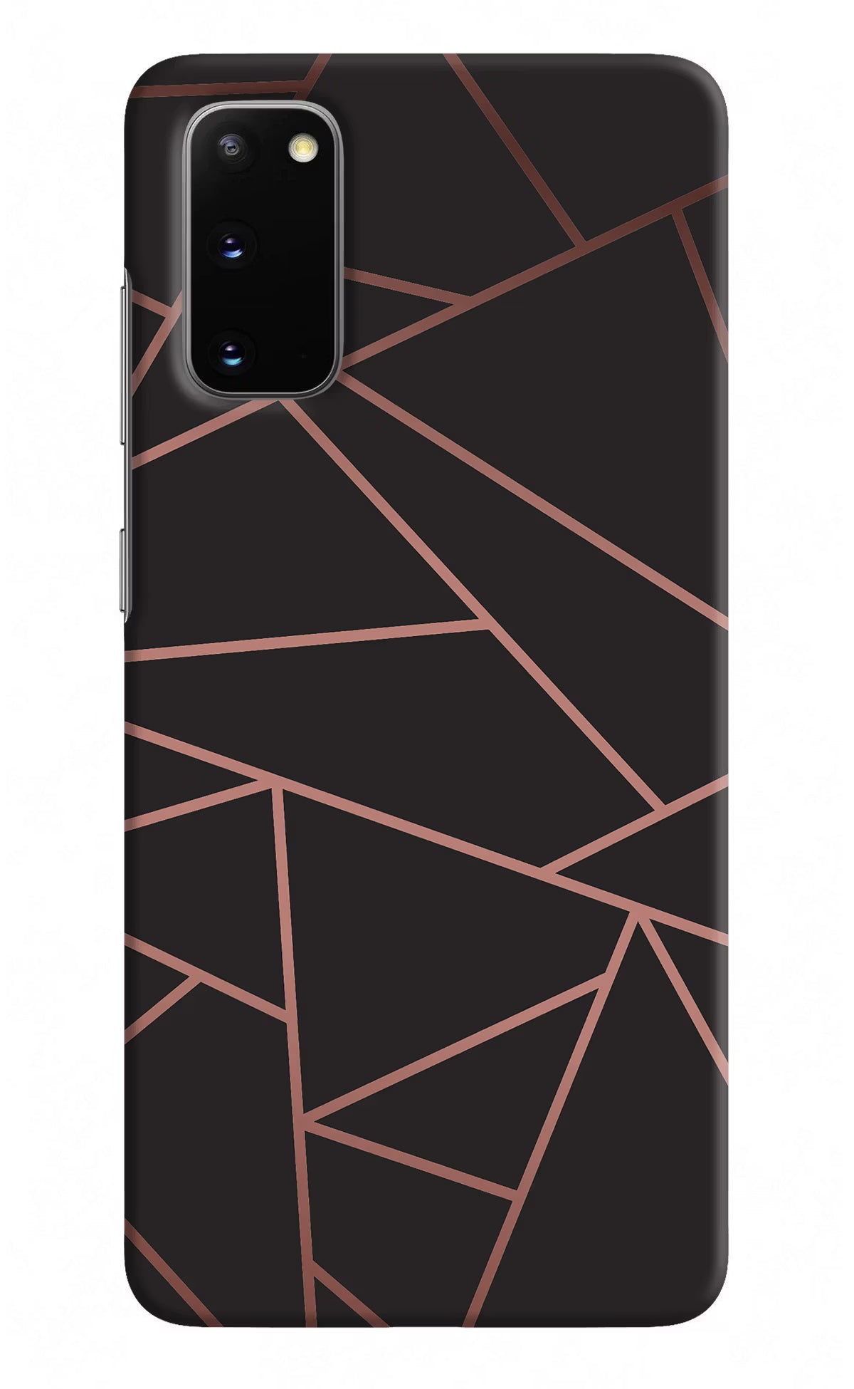 Geometric Pattern Samsung S20 Hard Case Back Cover by Casekaro