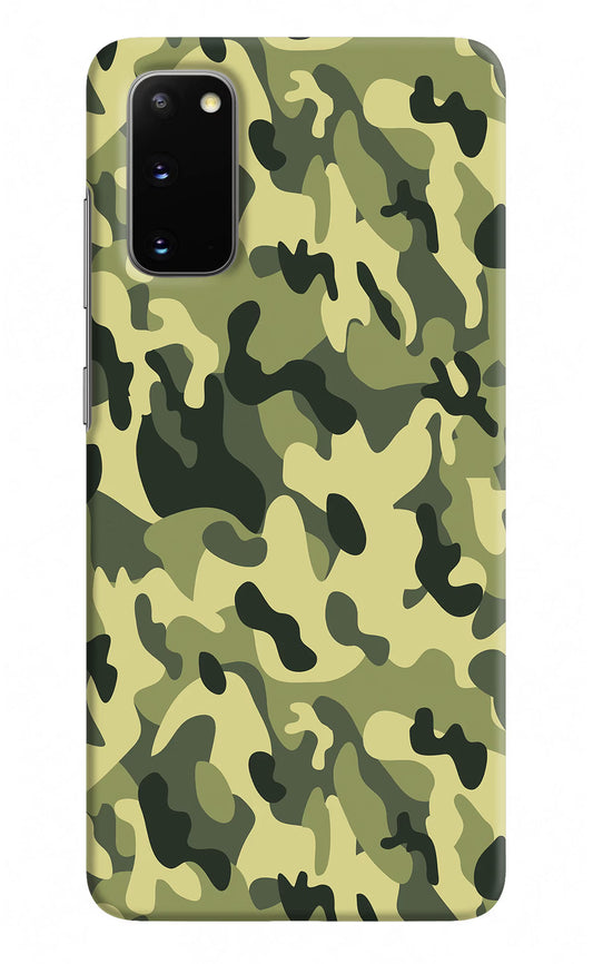 Camouflage Samsung S20 Hard Case Back Cover by Casekaro