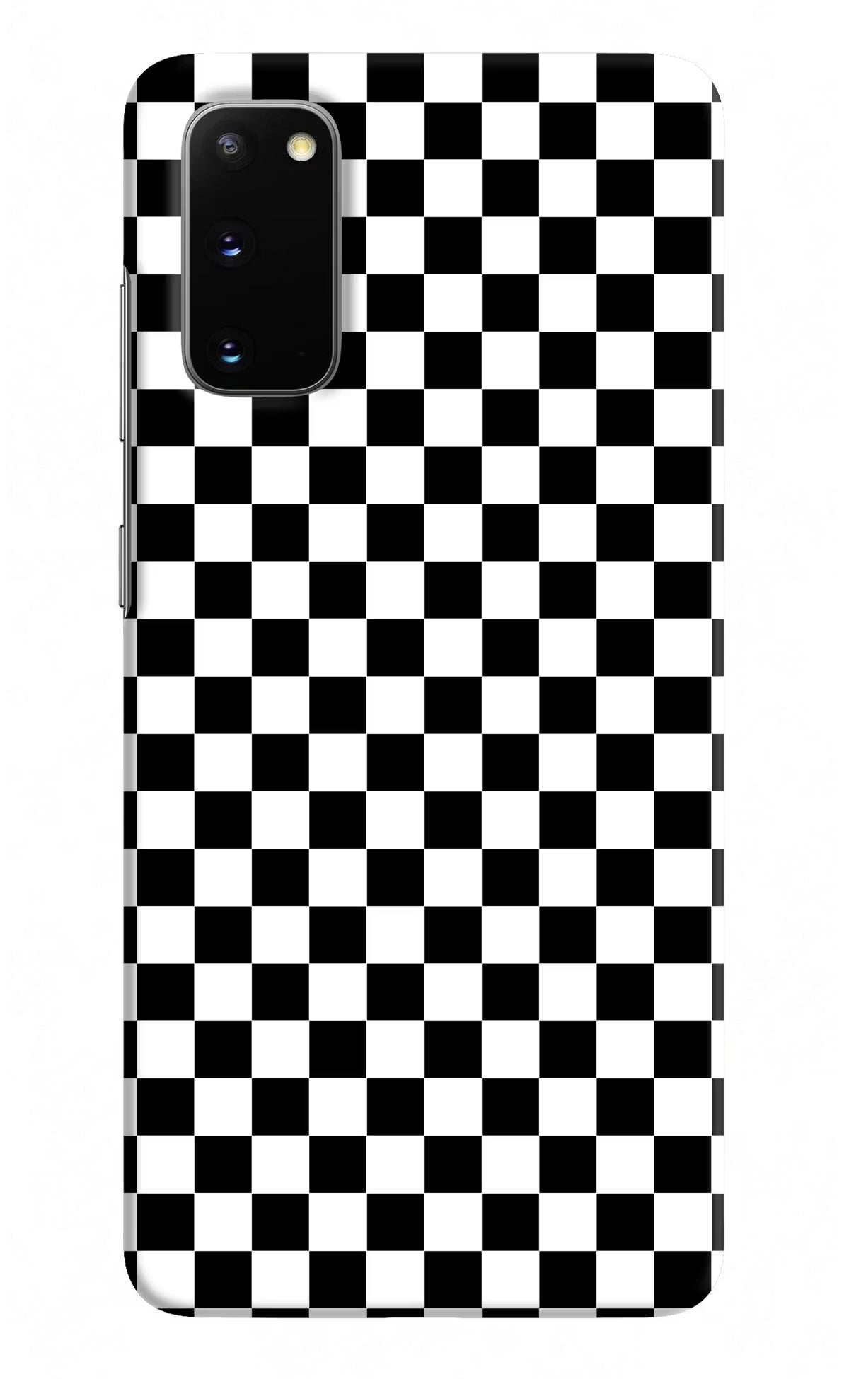 Chess Board Samsung S20 Hard Case Back Cover by Casekaro