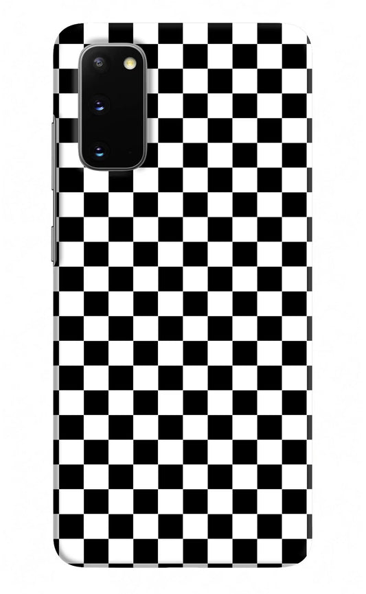 Chess Board Samsung S20 Hard Case Back Cover by Casekaro