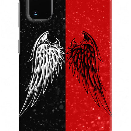 Wings Samsung S20 Hard Case Back Cover by Casekaro