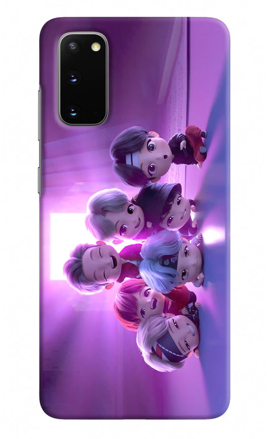 BTS Chibi Samsung S20 Hard Case Back Cover by Casekaro