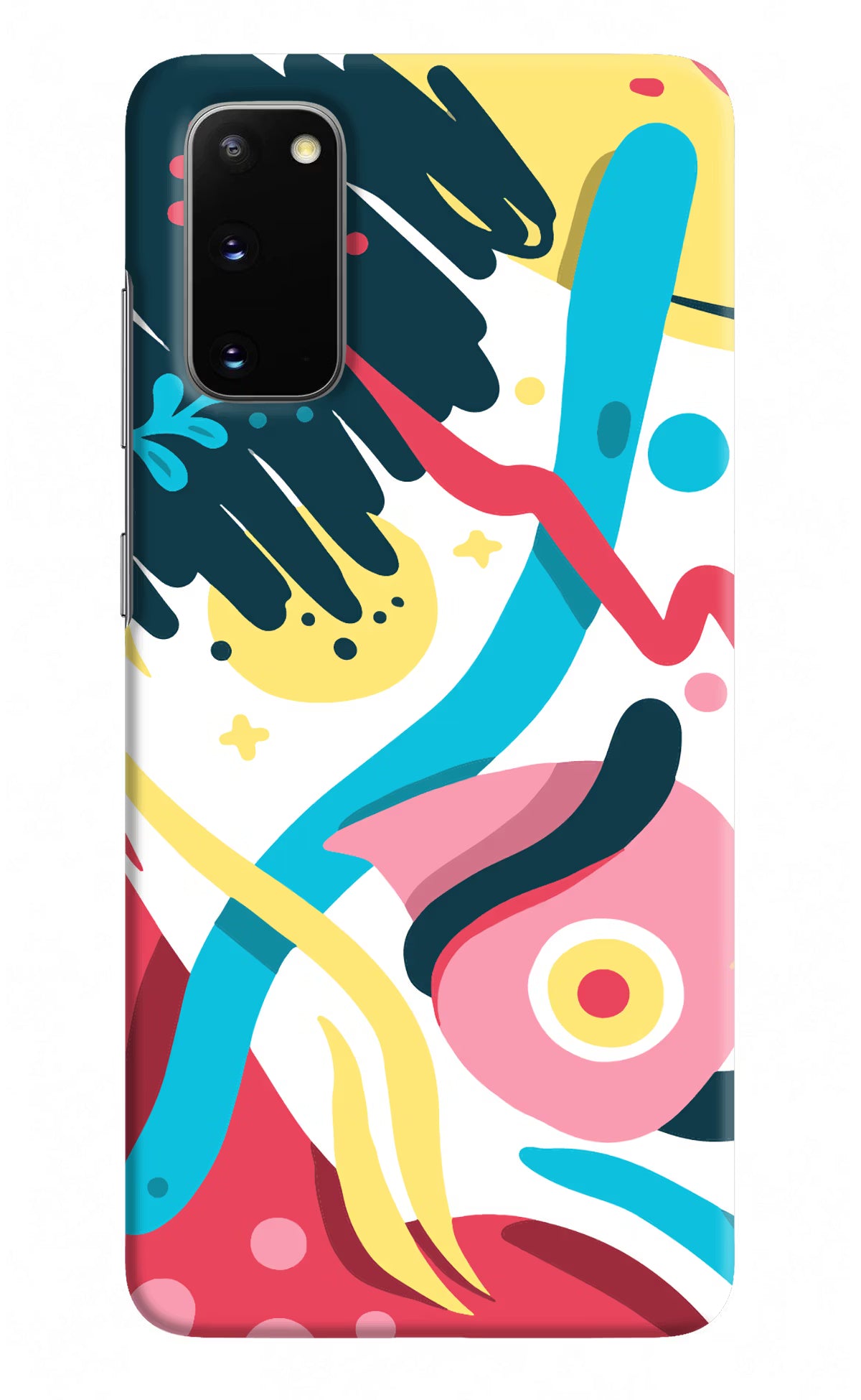Trippy Samsung S20 Hard Case Back Cover by Casekaro