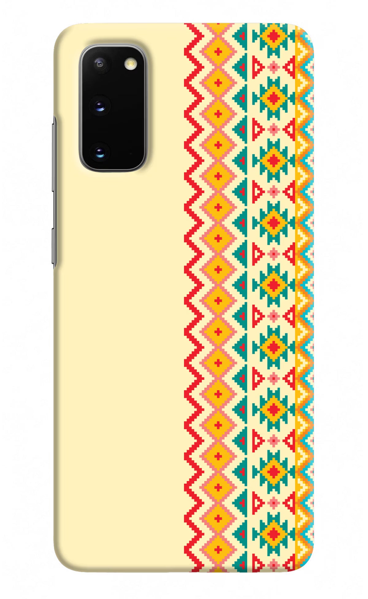 Ethnic Seamless Samsung S20 Hard Case Back Cover by Casekaro