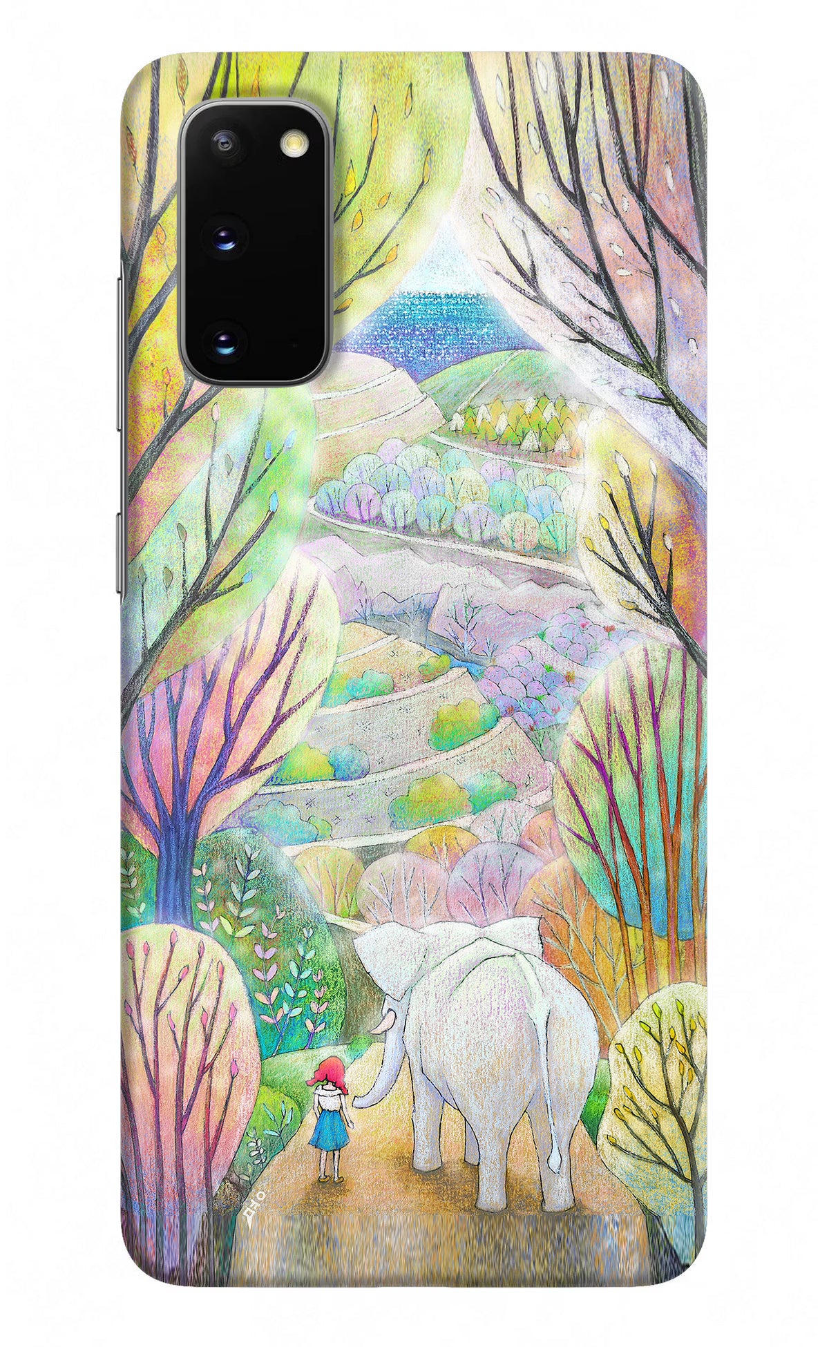 Nature Painting Samsung S20 Hard Case Back Cover by Casekaro