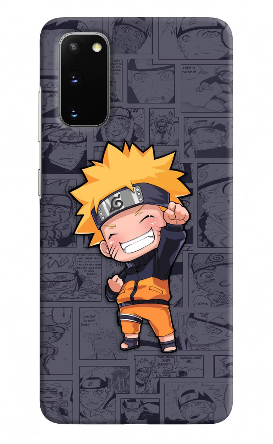 Chota Naruto Samsung S20 Back Cover, Hard case