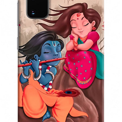 Radhe Krishna Samsung S20 Hard Case Back Cover by Casekaro