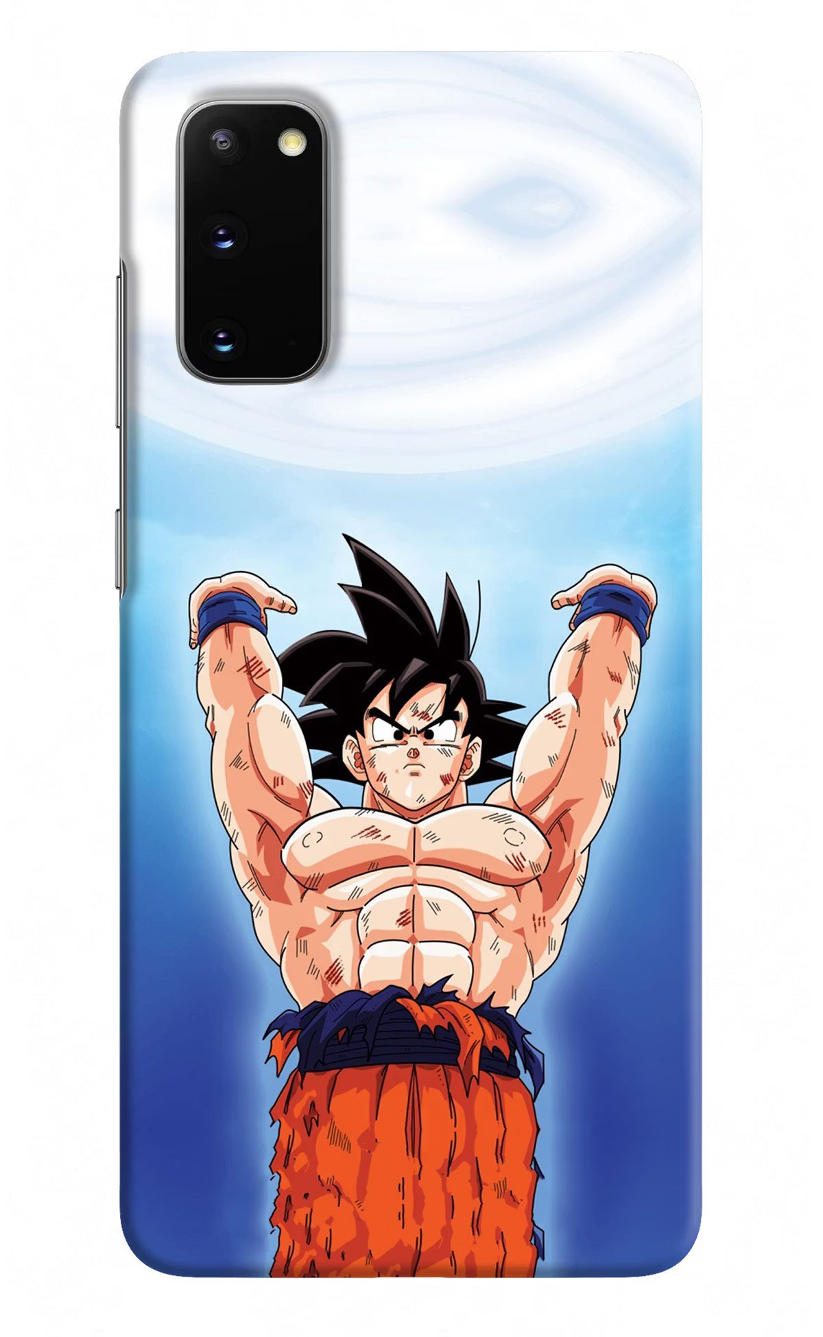 Goku Power Samsung S20 Hard Case Back Cover by Casekaro