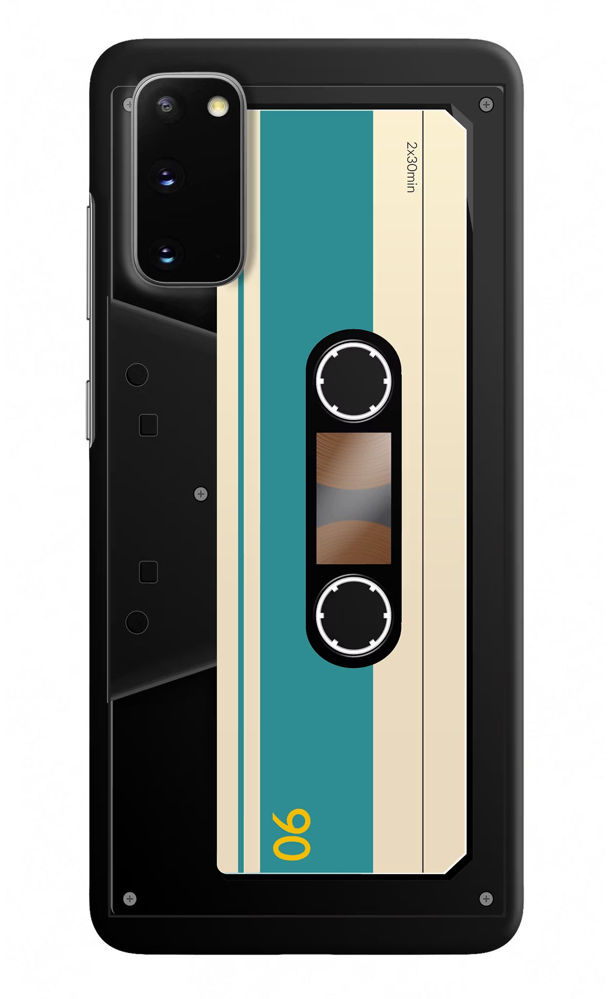 Cassette Samsung S20 Hard Case Back Cover by Casekaro