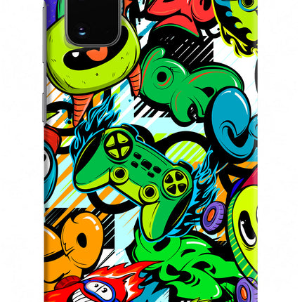 Game Doodle Samsung S20 Hard Case Back Cover by Casekaro