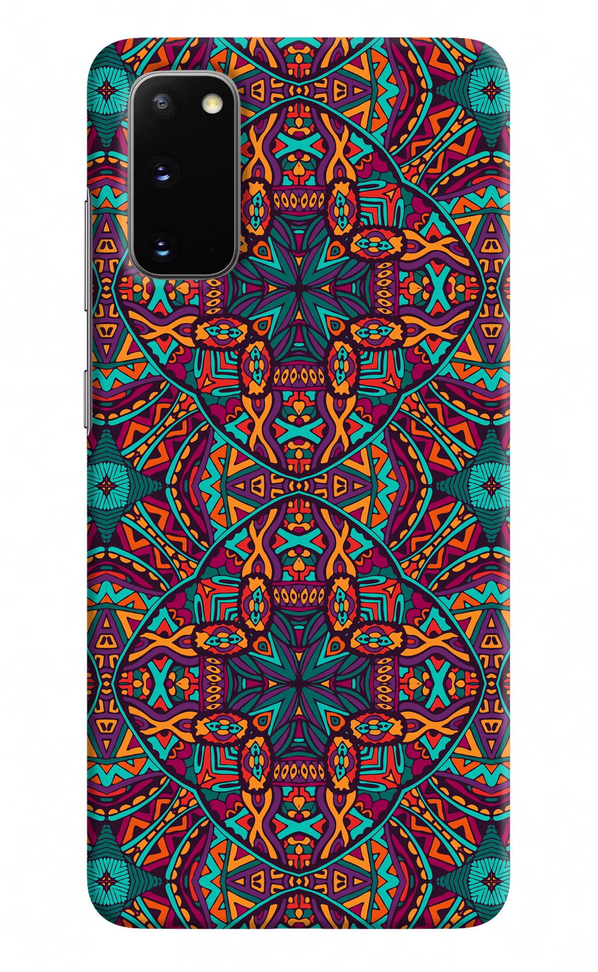 Colour Mandala Samsung S20 Hard Case Back Cover by Casekaro