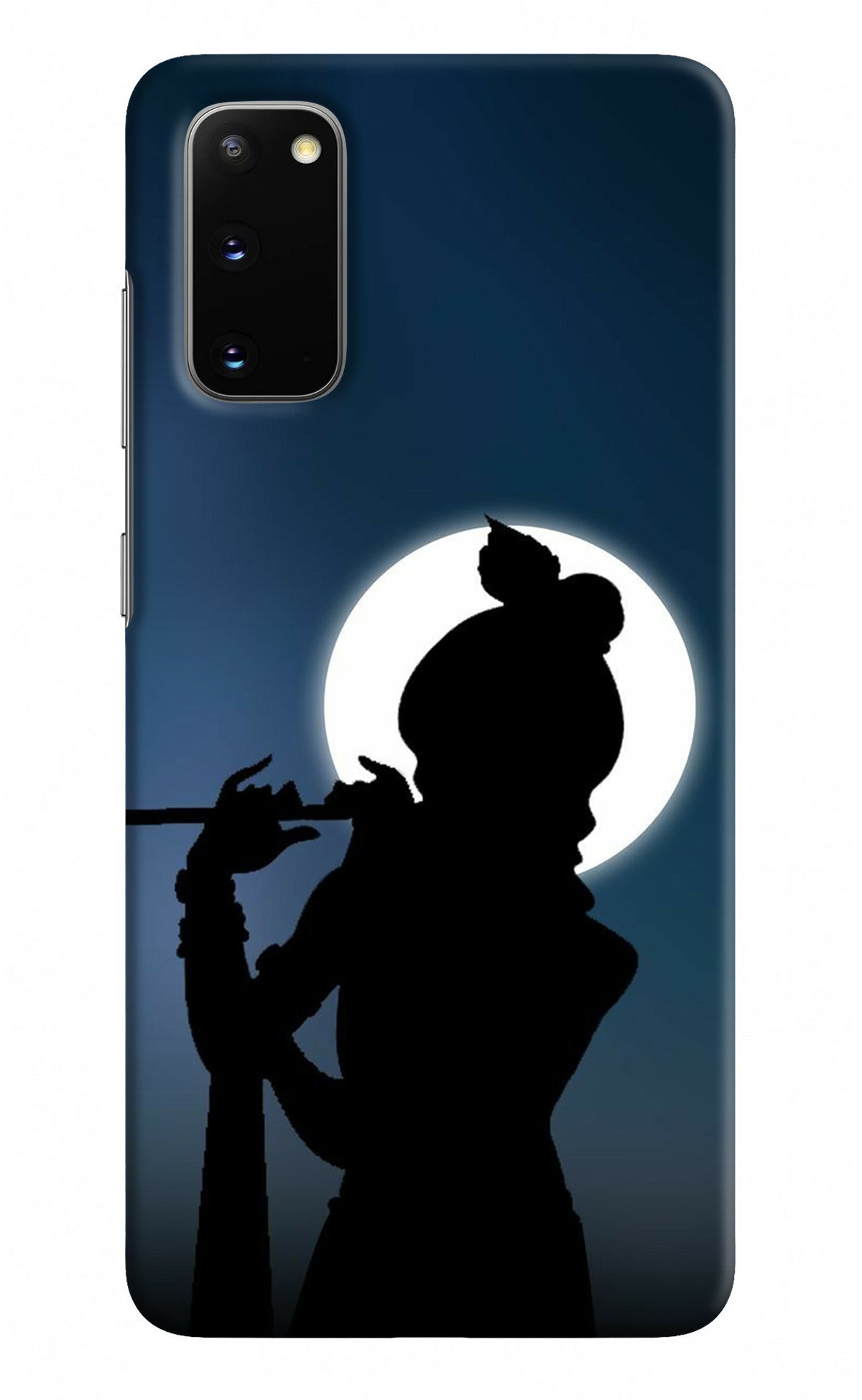 Shri Krishna Silhouette Samsung S20 Back Cover