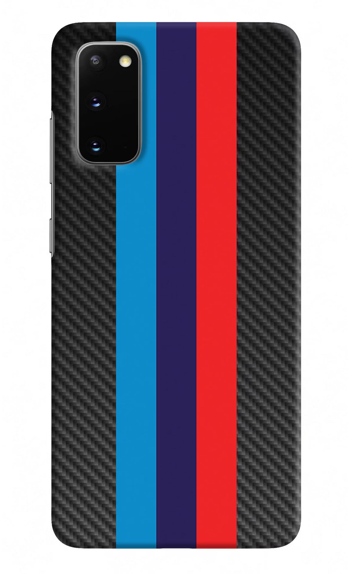 BMW Stripes Pattern Samsung S20 Hard Case Back Cover by Casekaro