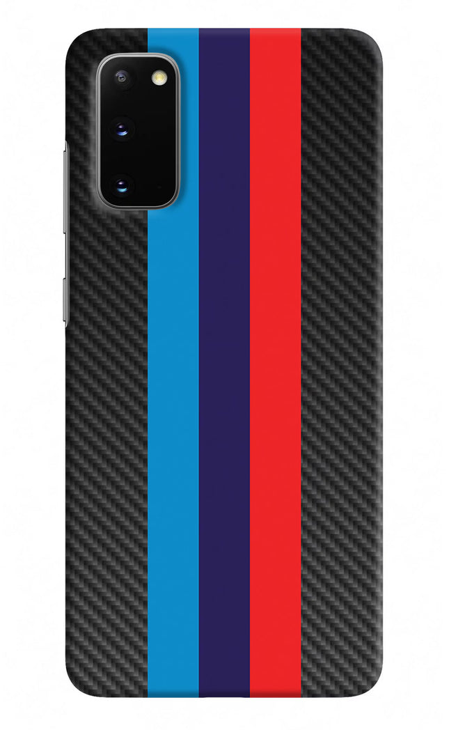 BMW Stripes Pattern Samsung S20 Hard Case Back Cover by Casekaro