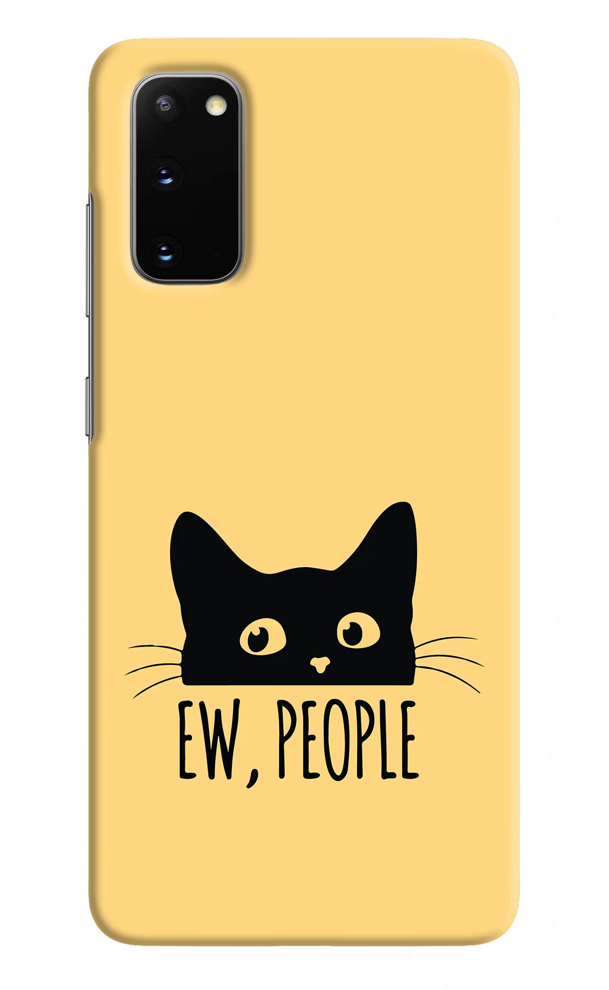Ew People Catitude Samsung S20 Hard Case Back Cover by Casekaro