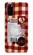 Queen of Disaster Samsung S20 Hard Case Back Cover by Casekaro