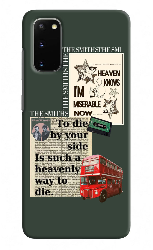 The Smiths Samsung S20 Hard Case Back Cover by Casekaro