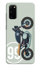 Classic Cafe Racer 99 Samsung S20 Hard Case Back Cover by Casekaro