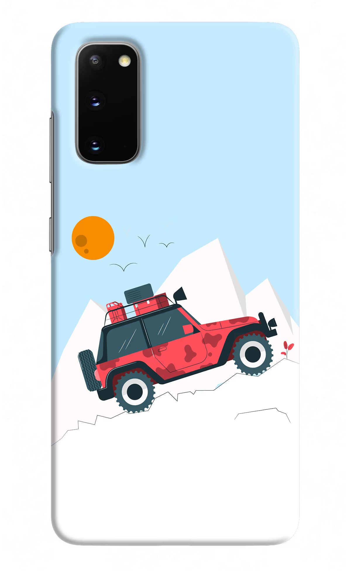 Mountain Trail Beast Samsung S20 Hard Case Back Cover by Casekaro