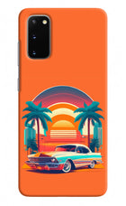 Palm Drive 80s Samsung S20 Hard Case Back Cover by Casekaro