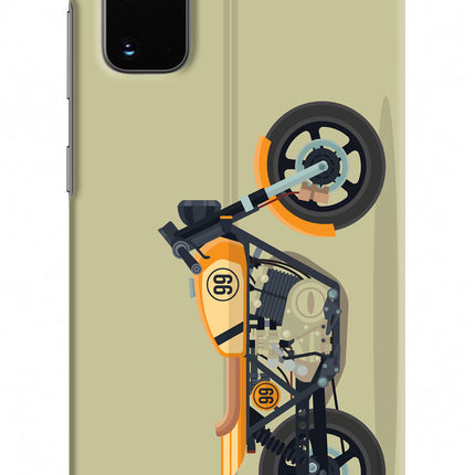 Vertical Speedster Samsung S20 Hard Case Back Cover by Casekaro