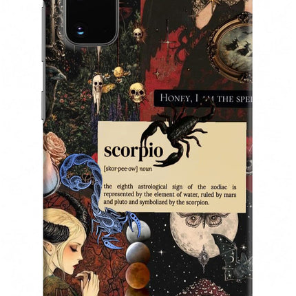Scorpio Zodiac Samsung S20 Hard Case Back Cover by Casekaro