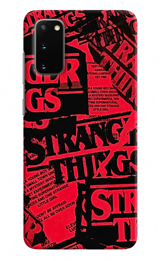 Ordinary Things Samsung S20 Hard Case Back Cover by Casekaro