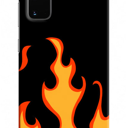 Fired Up – Black Samsung S20 Hard Case Back Cover by Casekaro