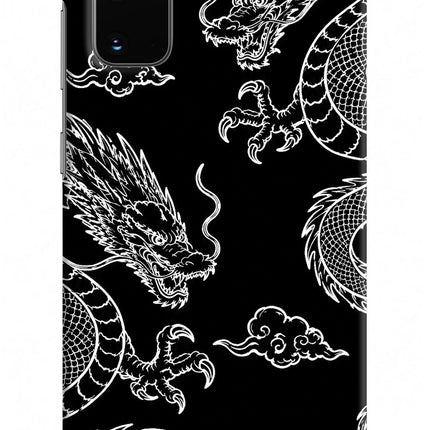 Twin Dragons Samsung S20 Hard Case Back Cover by Casekaro