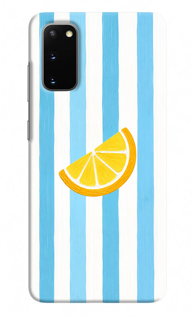 Summer Lemon Samsung S20 Hard Case Back Cover by Casekaro