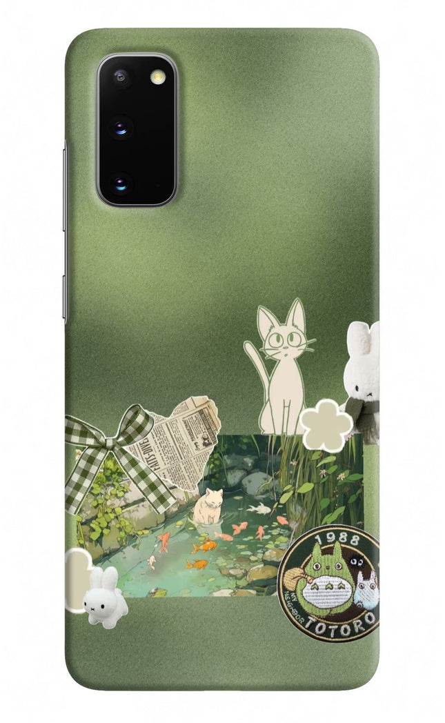 Aesthetic anime Samsung S20 Hard Case Back Cover by Casekaro