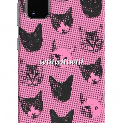 Pink Cats Samsung S20 Hard Case Back Cover by Casekaro