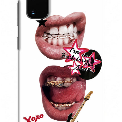 Rockstar Samsung S20 Hard Case Back Cover by Casekaro