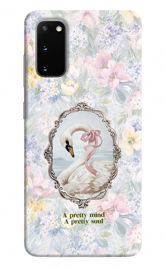 Pretty Mind Pretty Soul Samsung S20 Hard Case Back Cover by Casekaro