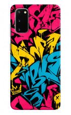 Graffiti Vibe Samsung S20 Hard Case Back Cover by Casekaro