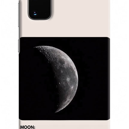 Moon Phase Samsung S20 Hard Case Back Cover by Casekaro