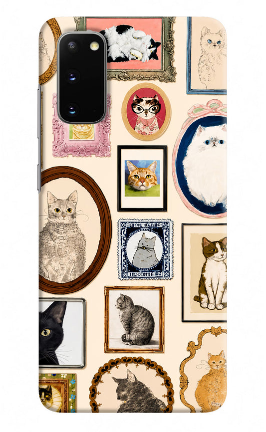 Mirror Cats Samsung S20 Hard Case Back Cover by Casekaro