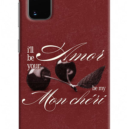 Velvet Cherry Samsung S20 Hard Case Back Cover by Casekaro