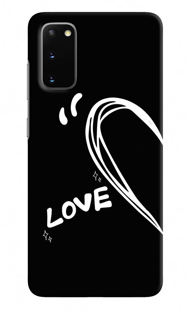 Love Line Samsung S20 Hard Case Back Cover by Casekaro
