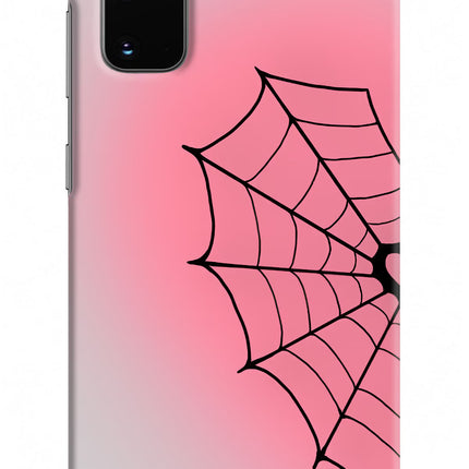 Pink Web Samsung S20 Hard Case Back Cover by Casekaro